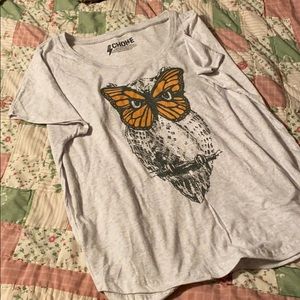 Choke brand tee. Butterfly owl tee 🦋🦉